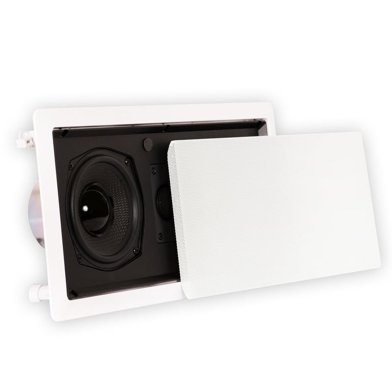 Theater Solutions TSLCR5 Flush Mount Center Speaker Dual Woofer in Wall - Image 1
